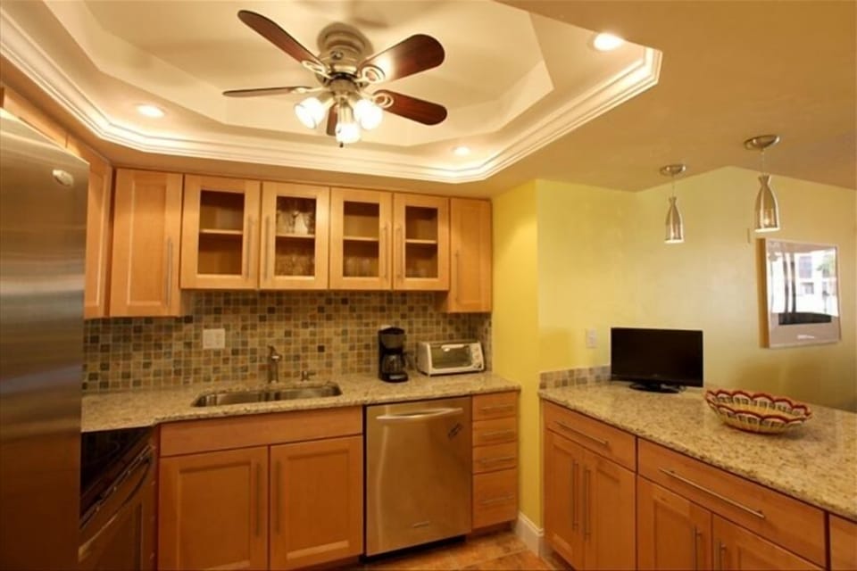 Everything totally remodeled. Granite kitchens, baths. Luxurious, classy!