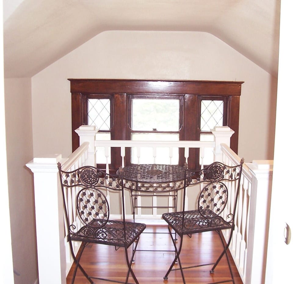 Even the attic can be enjoyed for some quiet moments, or to watch sunsets.