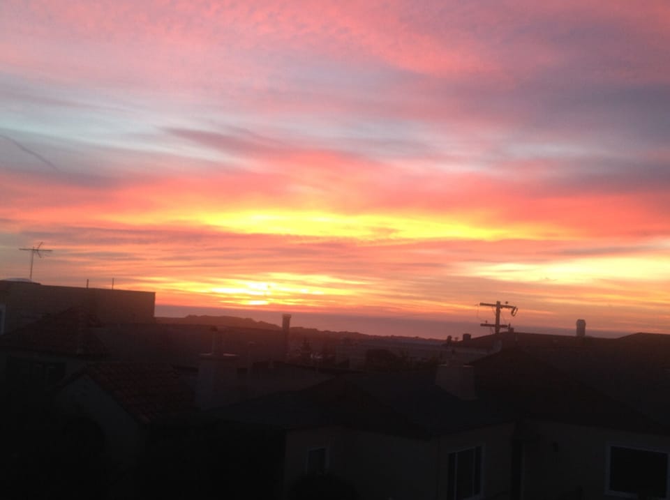 Breathtaking sunsets from front of house!