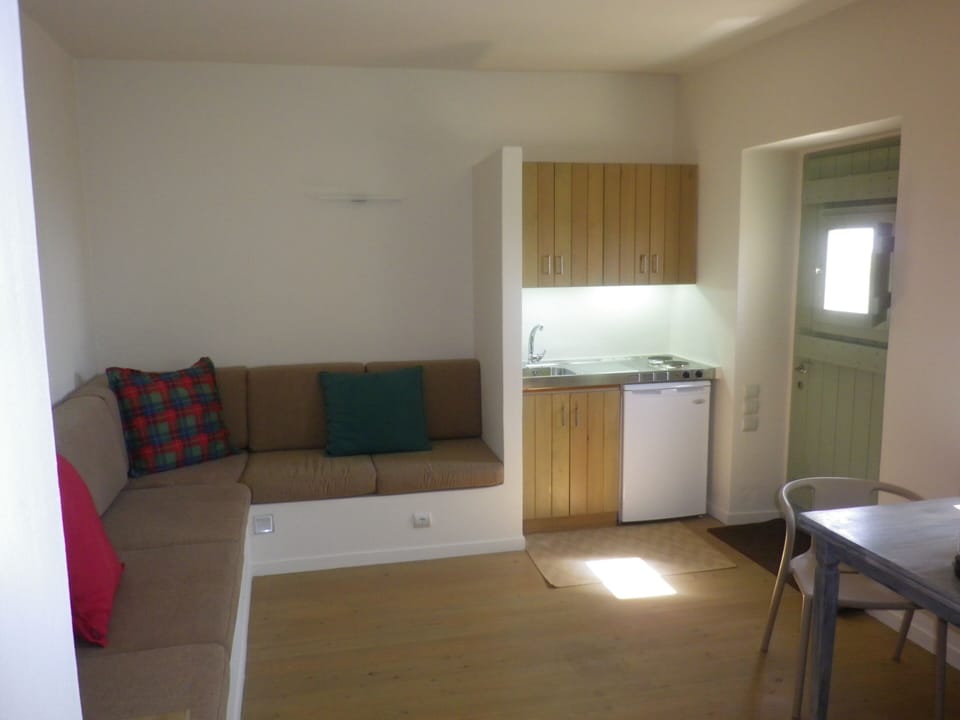 Kitchen and living area
