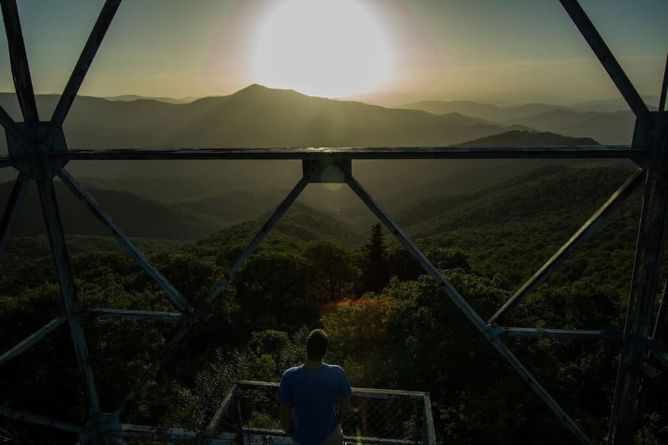 Hike to Frying Pan Firetower, approx. 15-20 mins from house!