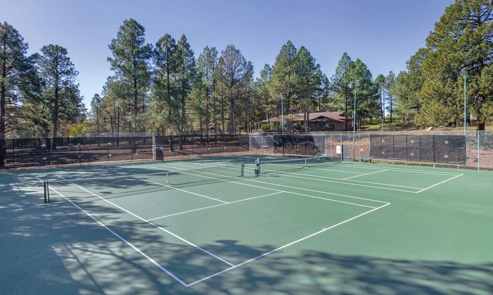 Tennis courts; have your own tournaments and make it fun!