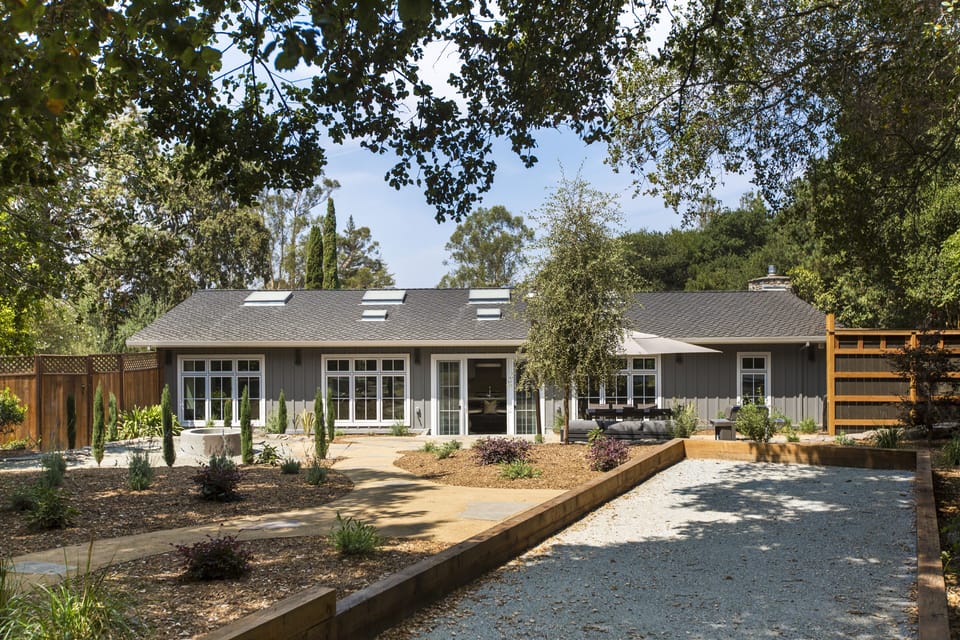 Backyard and Bocce Court!