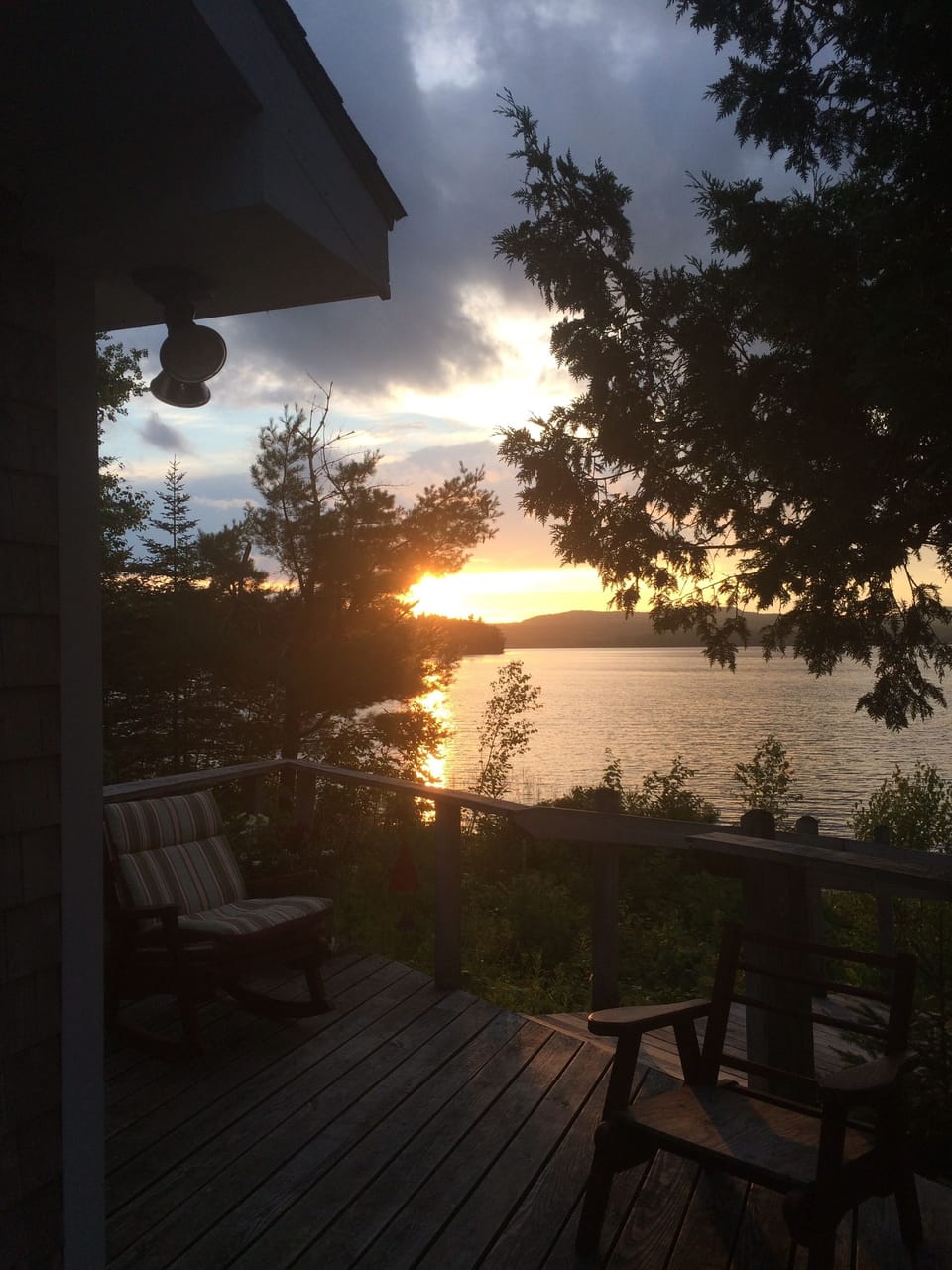Impossible to get tired of the amazing sunset over Boyden Lake
