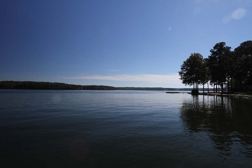 A View of the Lake Overlooking The Private Docks of Waterside Village
