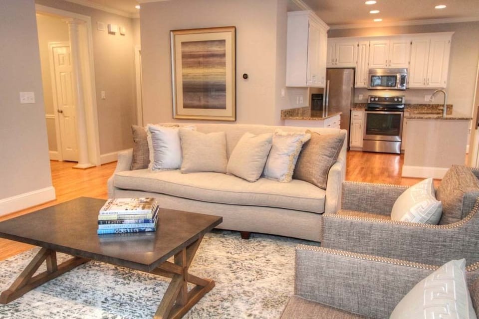 An Open Floor Plan Provides For Relaxation and Conversation

