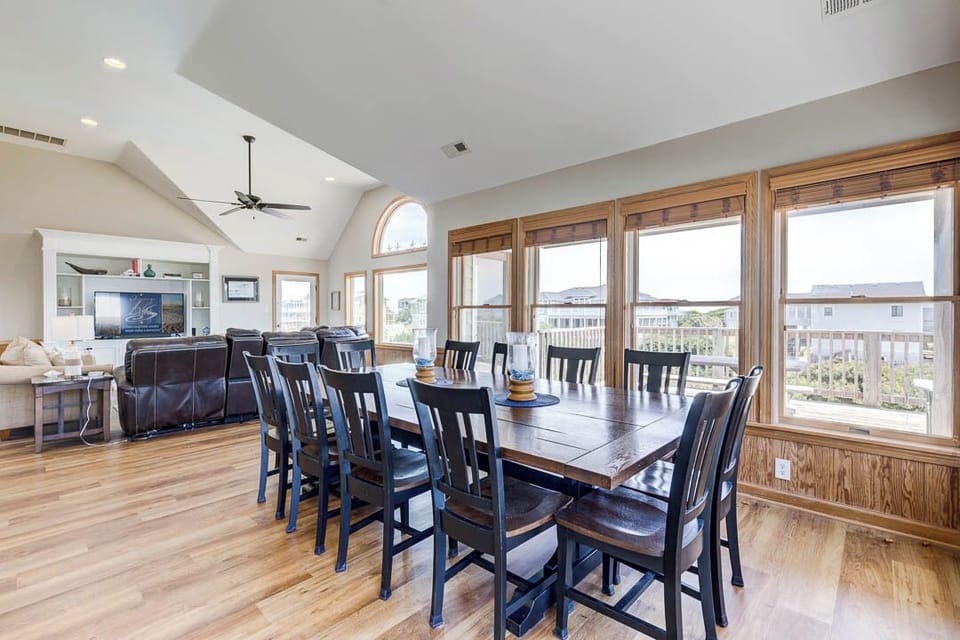 Top-Level Dining Room with Table (seats 12)