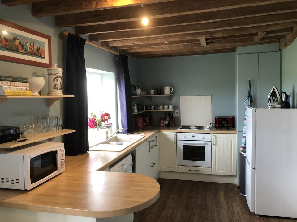 kitchen view from sitting room
