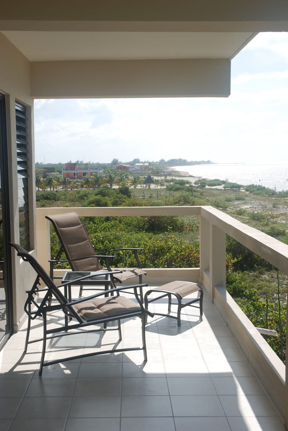 balcony looking south