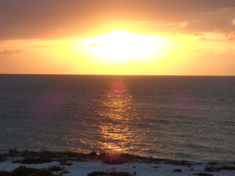 Nearly every evening brings a spectacular sunset over the Gulf of Mexico
