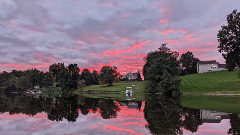 Gorgeous Sunset from the boat