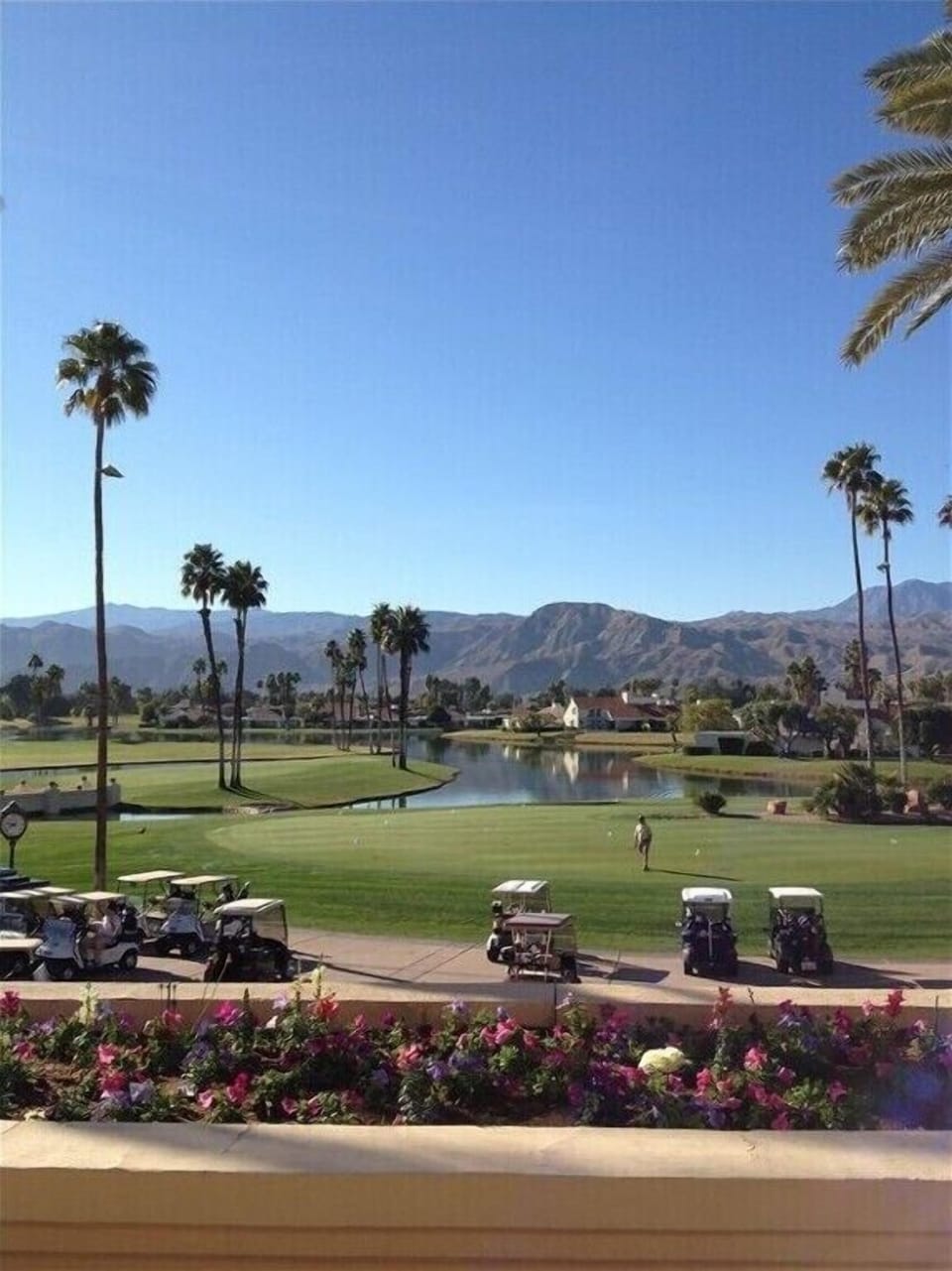 Stunning view of Santa Rosa and chocolate mountains from clubhouse. 