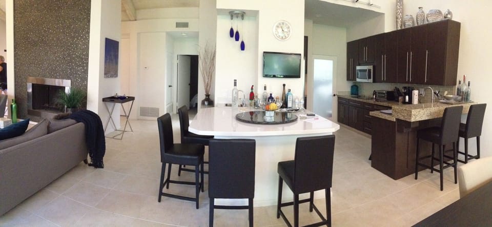 New caesar stone counter. 
Great bar area!  We eat many meals and entertain here
