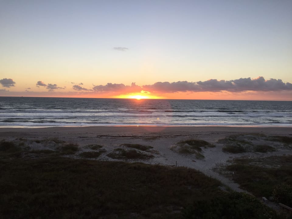 Beautiful sunrise from your 5th floor balcony!