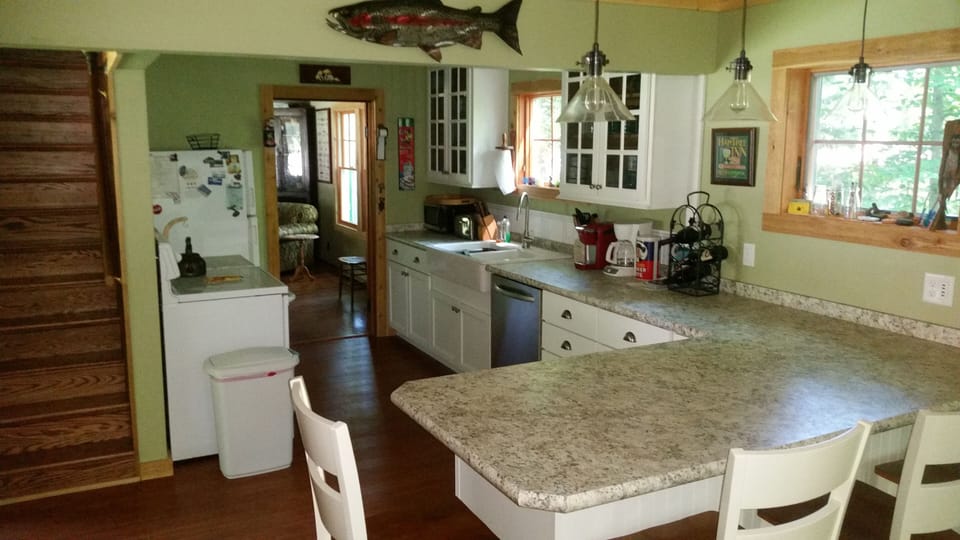 Spacious Kitchen / Dining area includes an eat at island as well!