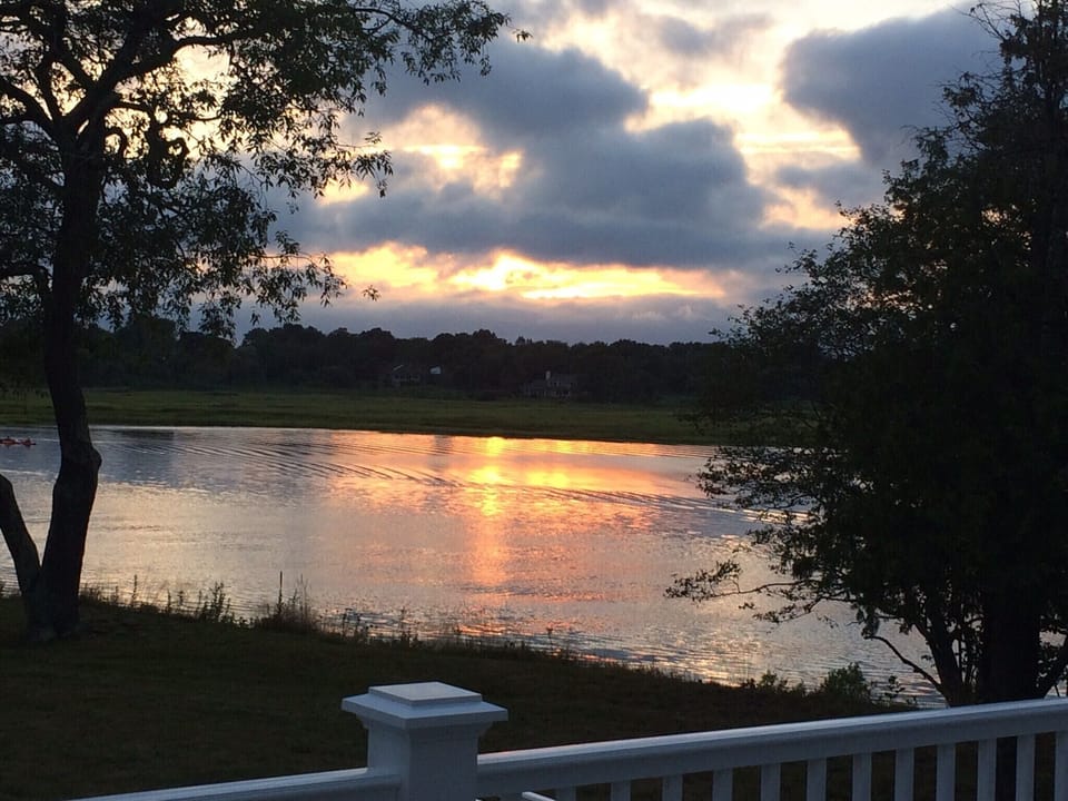 Sunset from the back porch