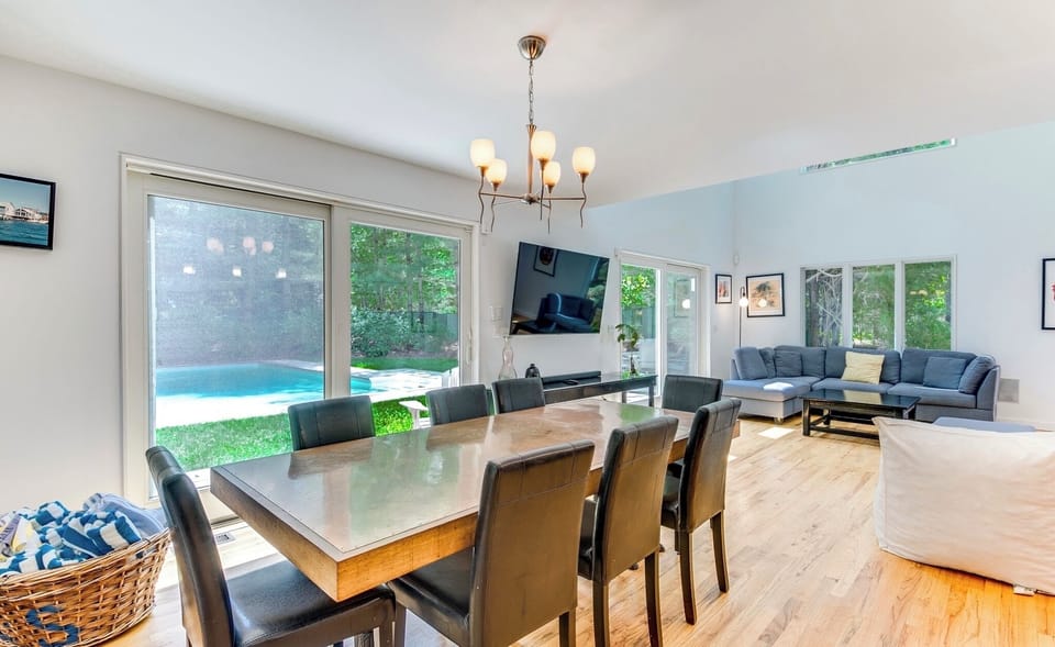 Dinning and first floor living room 