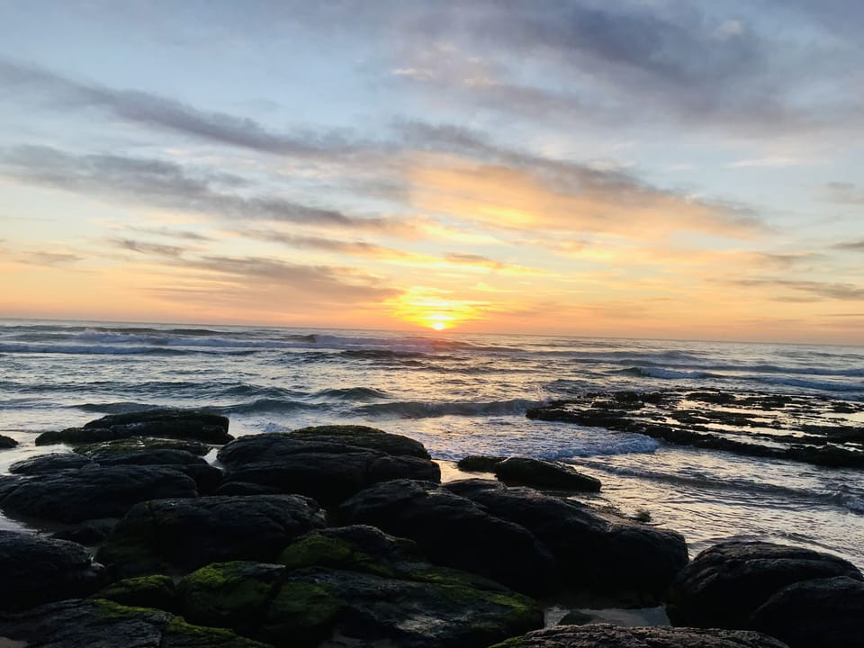 Sunrise from Congo beach