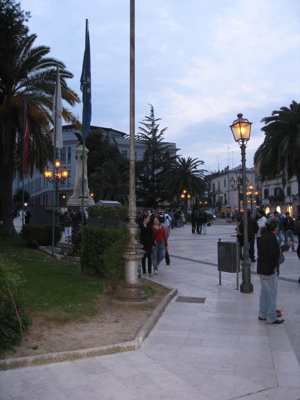 in the historic center