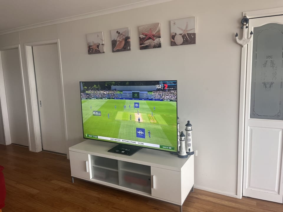 Two large screen google TVs & high speed NBN for all your TV/streaming pleasure