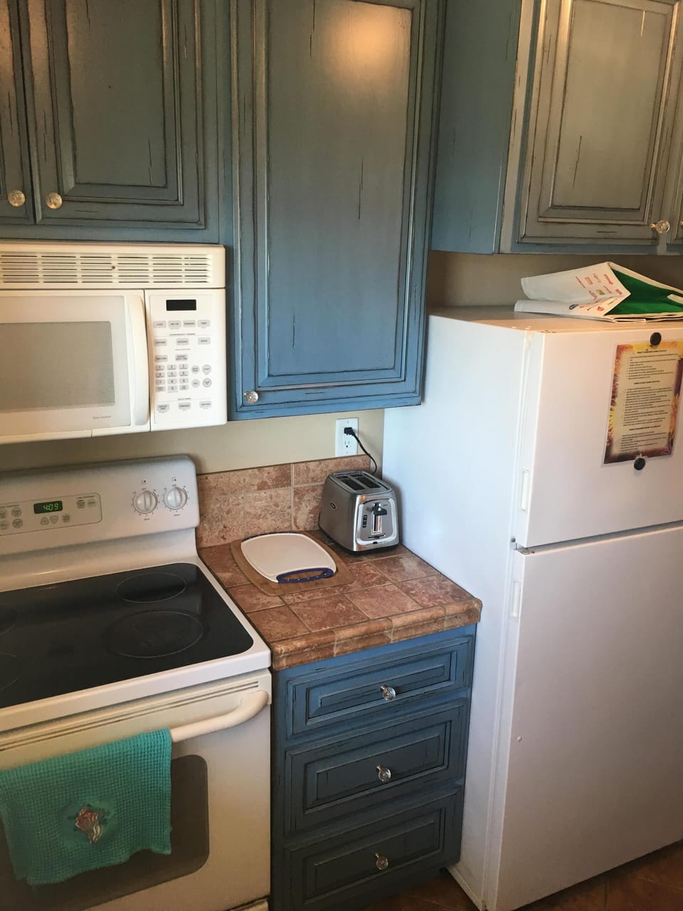 Everything you need in a kitchen. 