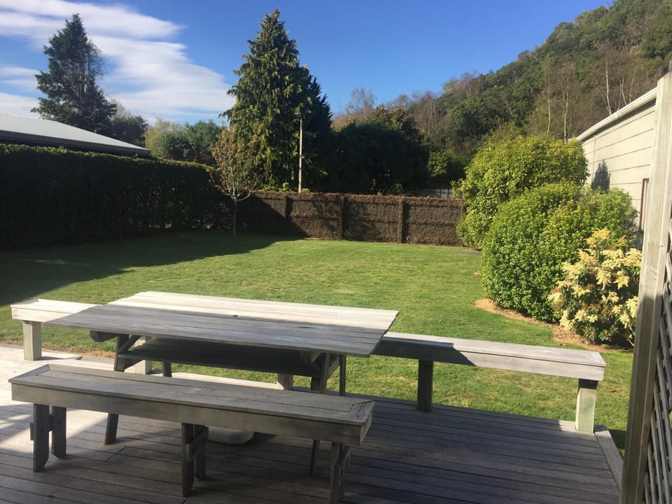 Back lawn