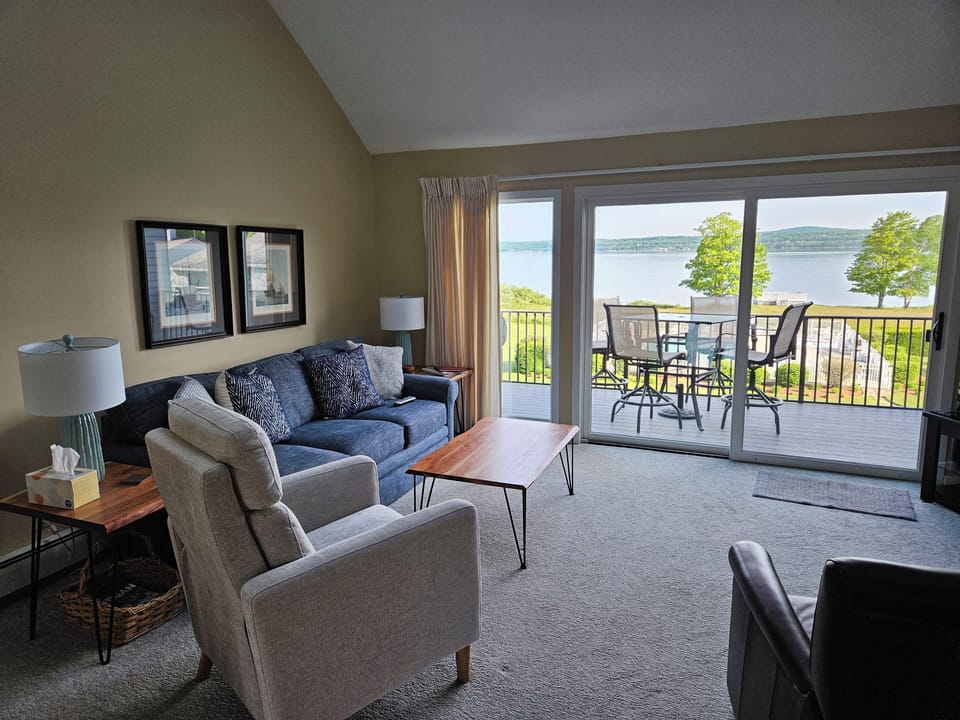 Living Room with view to Deck
