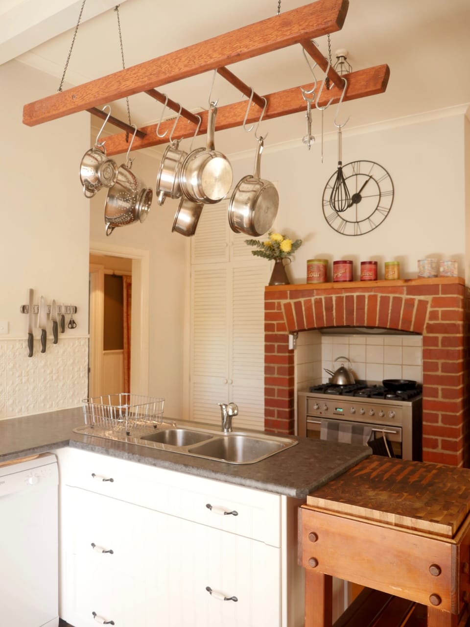 pots and pans to cook up a meal.