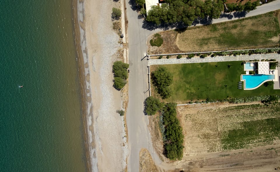 Sea front villa