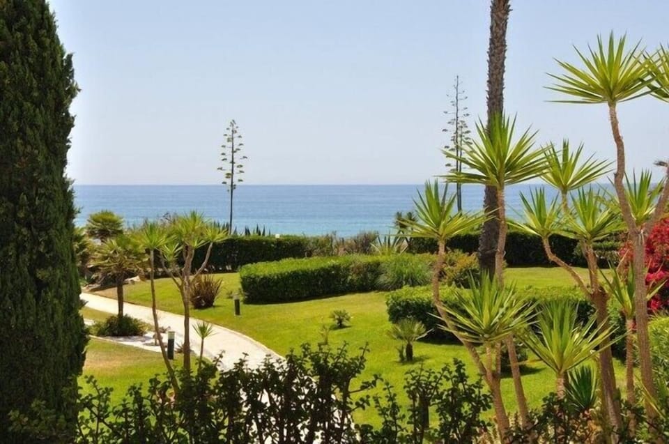 gardens leading to beach