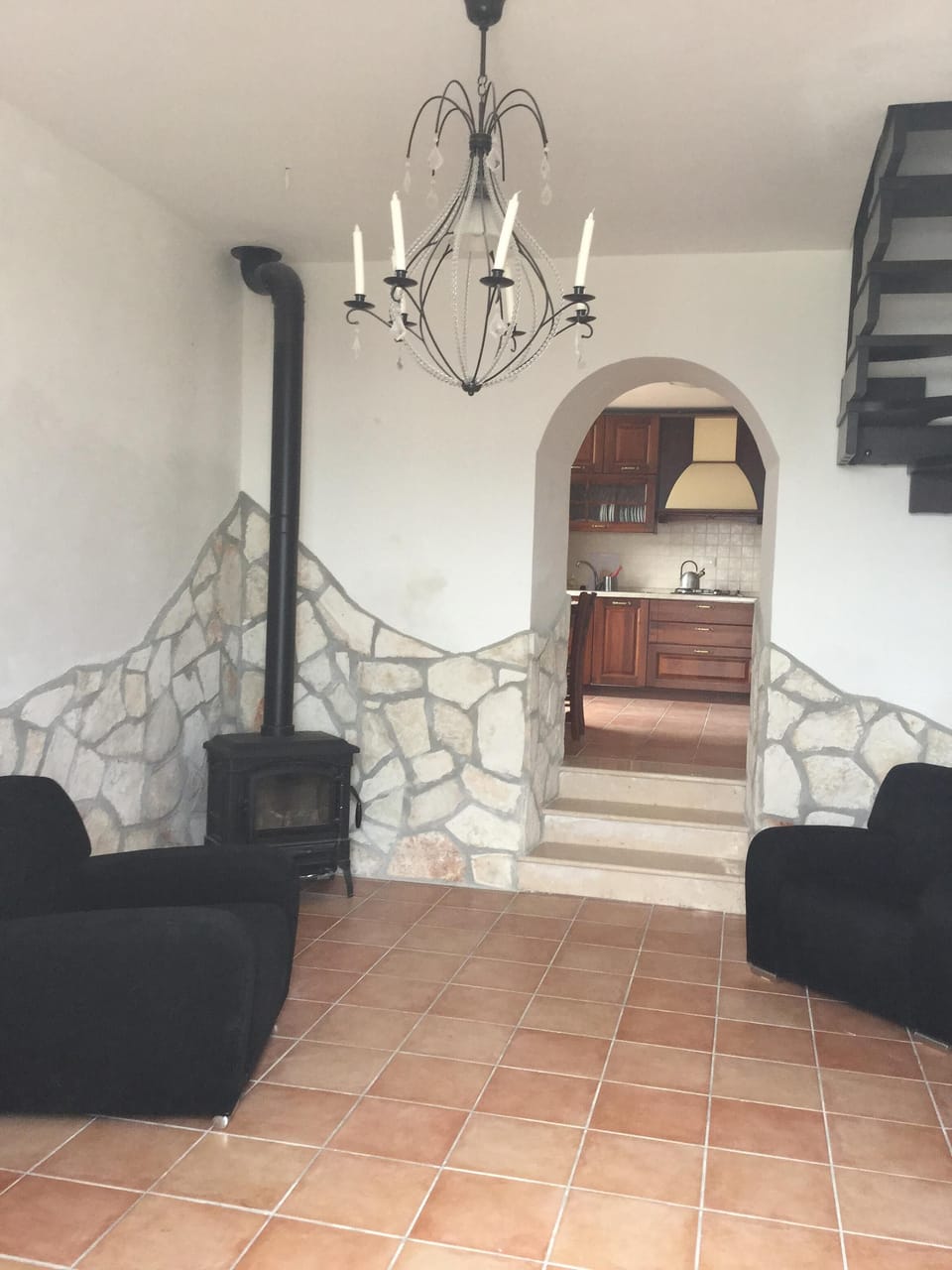 The entrance