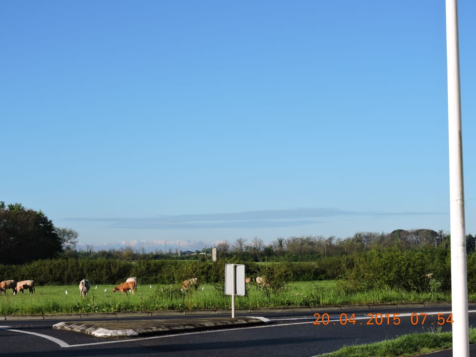 View of the Pyrenees, photo taken at 200 m from the apartment