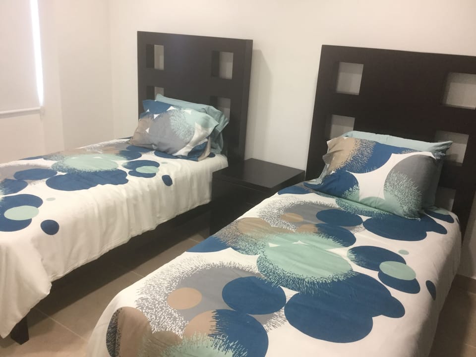 3rd bedroom - beds can be turned to one king-sized bed.