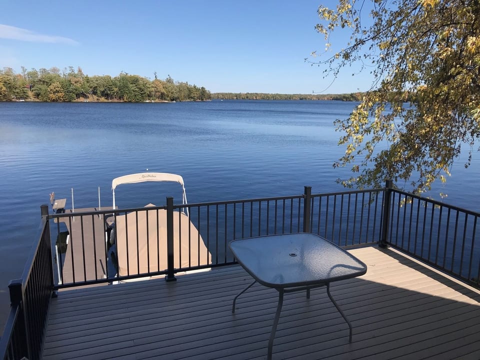 Main deck is less than 15 feet to the water