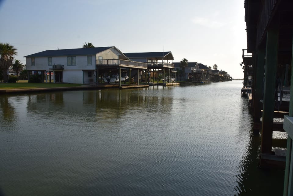 Big canal and great fishing! 