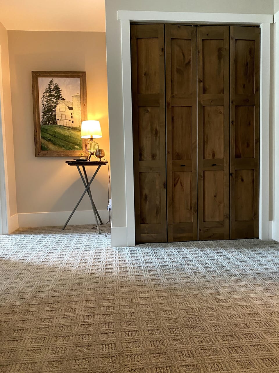 2nd floor landing and linen closet