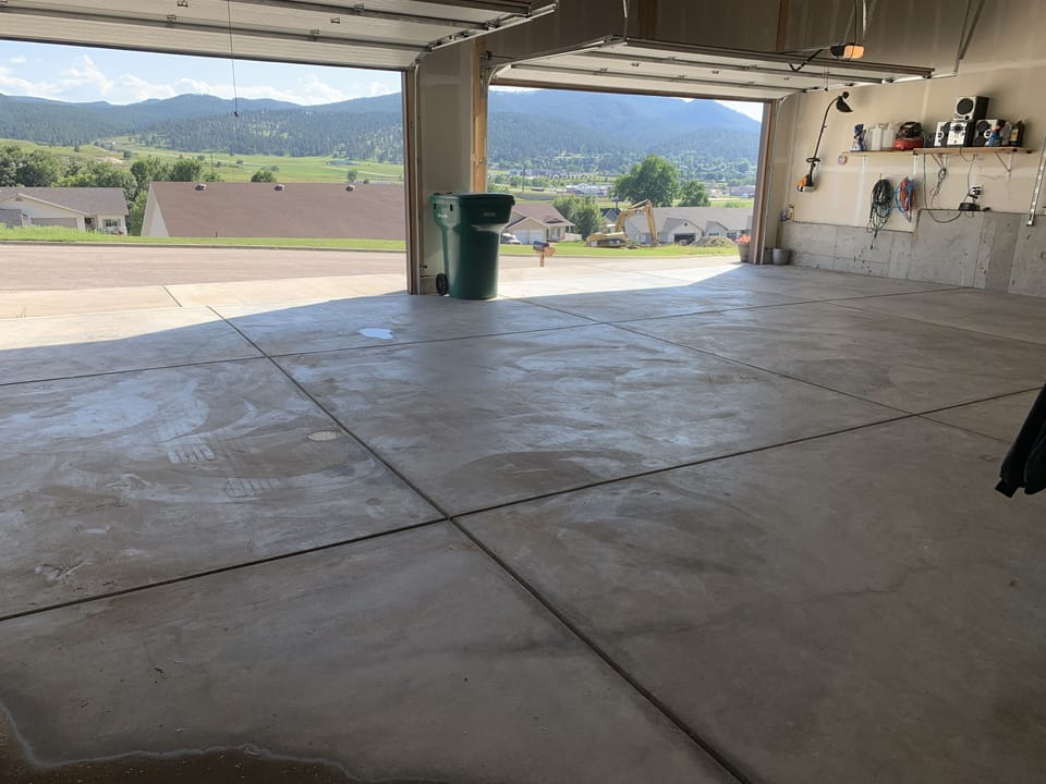 Oversized 4 car garage