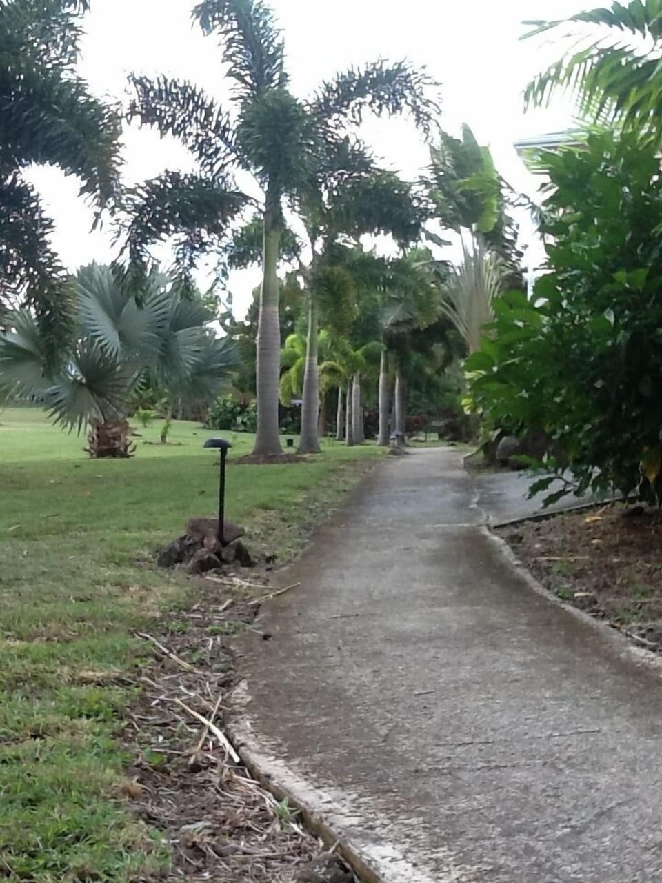 Exit from the villa