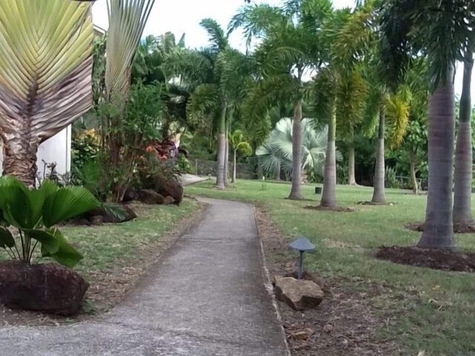 Entry to villa