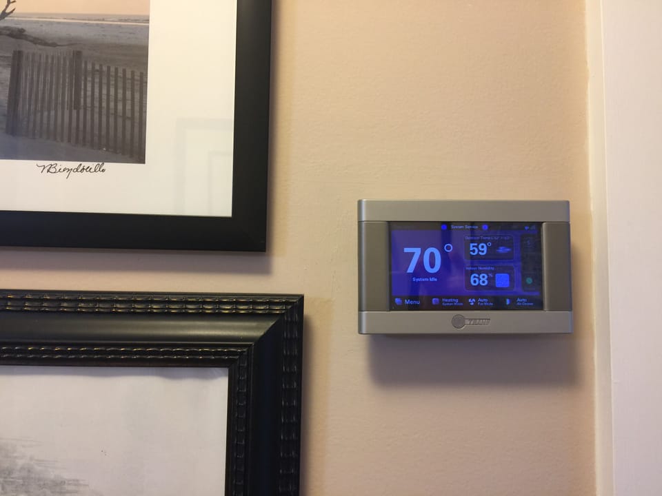 Easy to control your temperatures and check the weather. You will be comfortable
