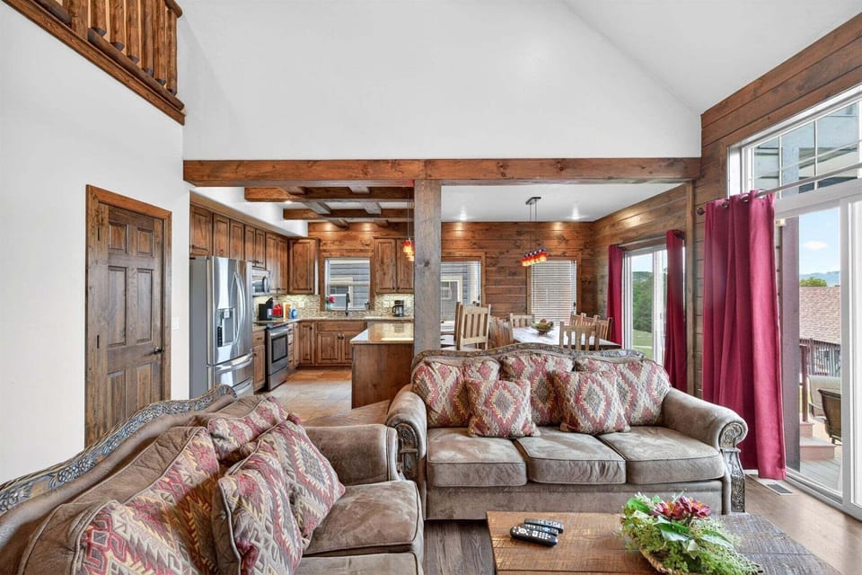 Plenty of seating in the main level living room