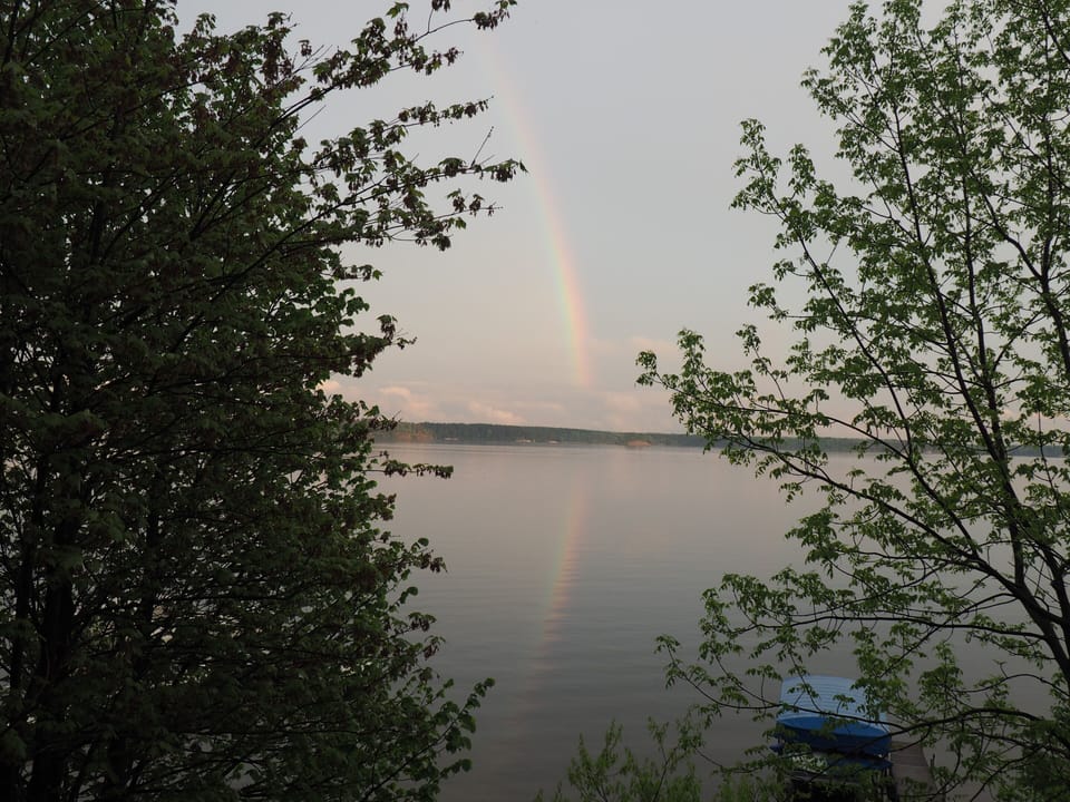 Incredible views of the lake - perfect for catching that rainbow after a storm