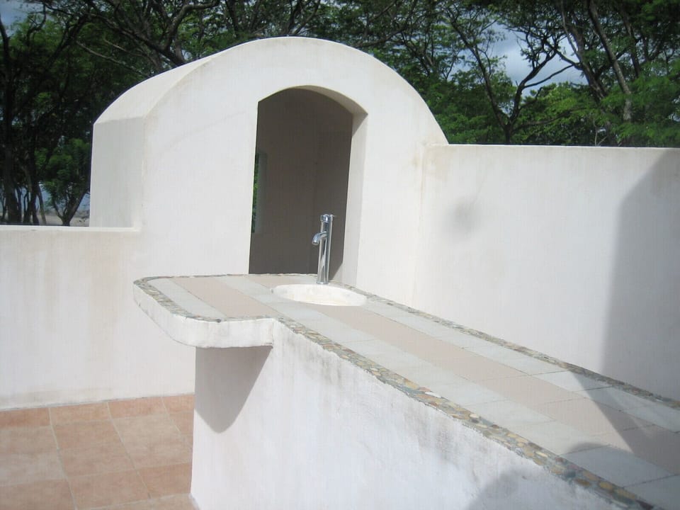 Private terrace on 3rd floor with bar and observation room