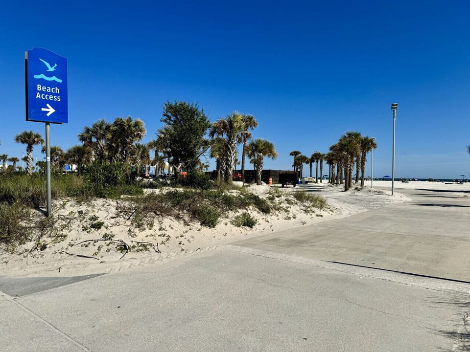 Public beach located right by condo. Take a walk in the morning.