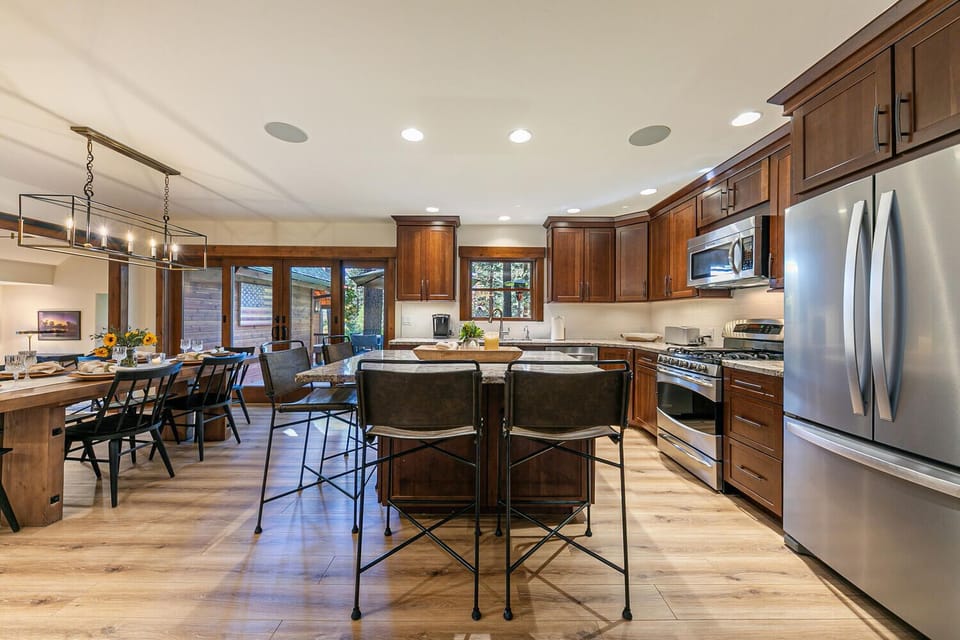 Kitchen and dining area
