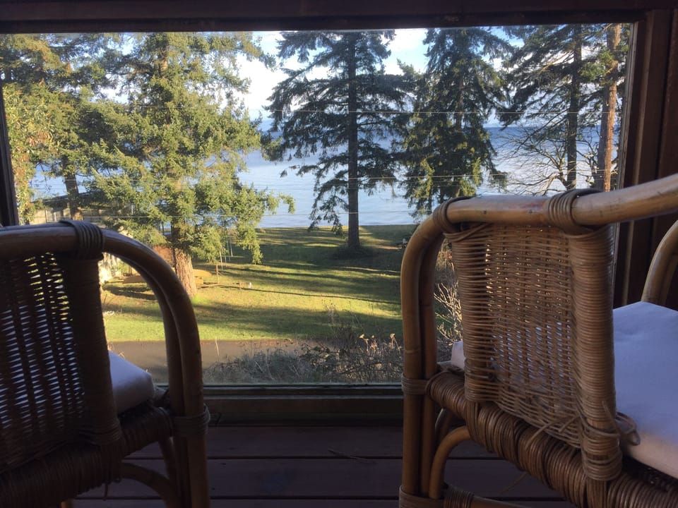 Perfect for spot for morning coffee