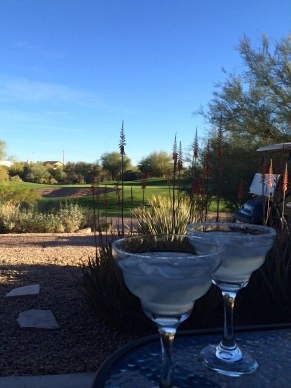 It's 5:00 o'clock somewhere.  Time for Margaritas on our patio!