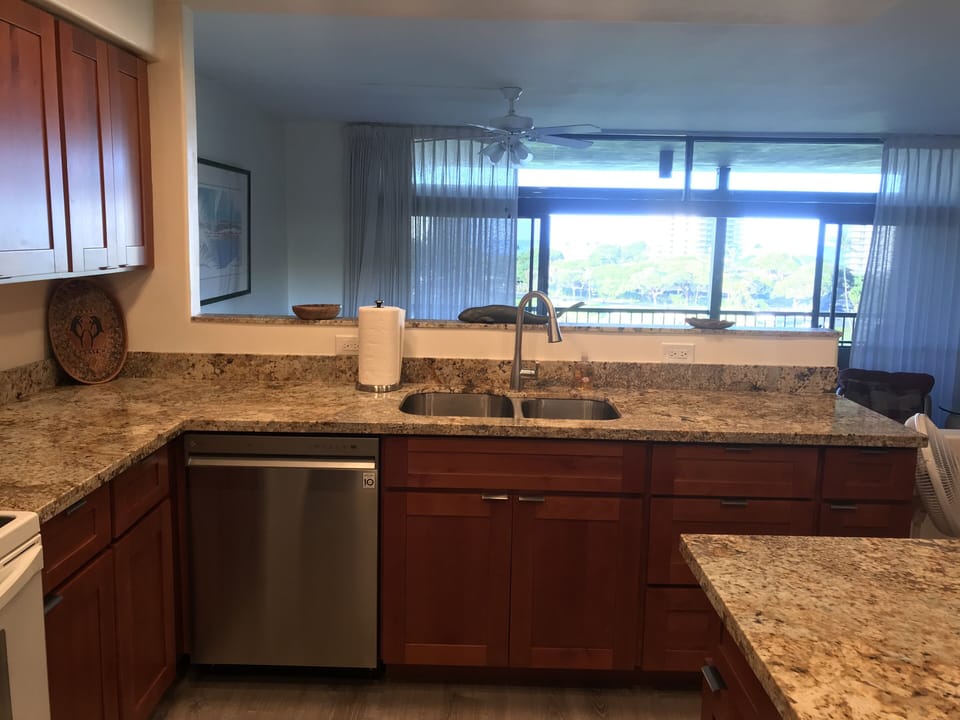 View from kitchen