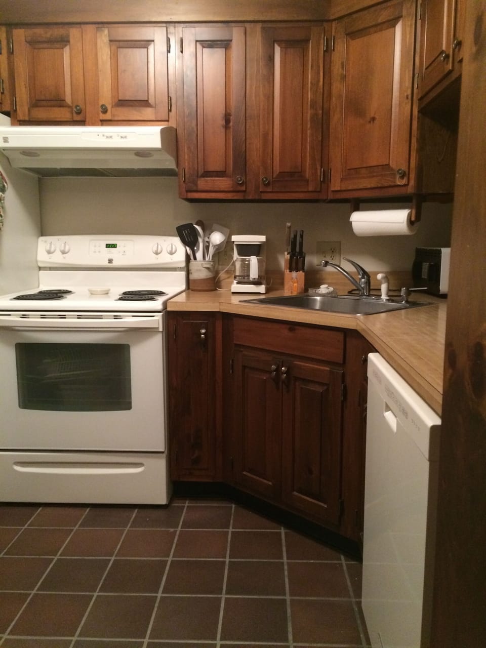Fully equipped kitchen.  New appliances.