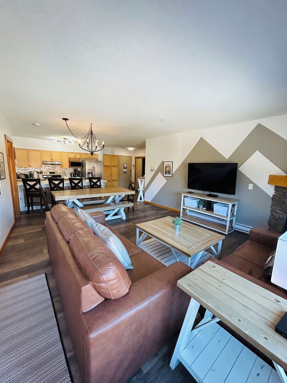 Living Room, Dining Room, Kitchen